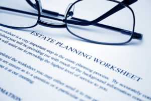 Estate planning worksheet for living trust