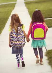 kids walking to school when parents with joint custody disagree