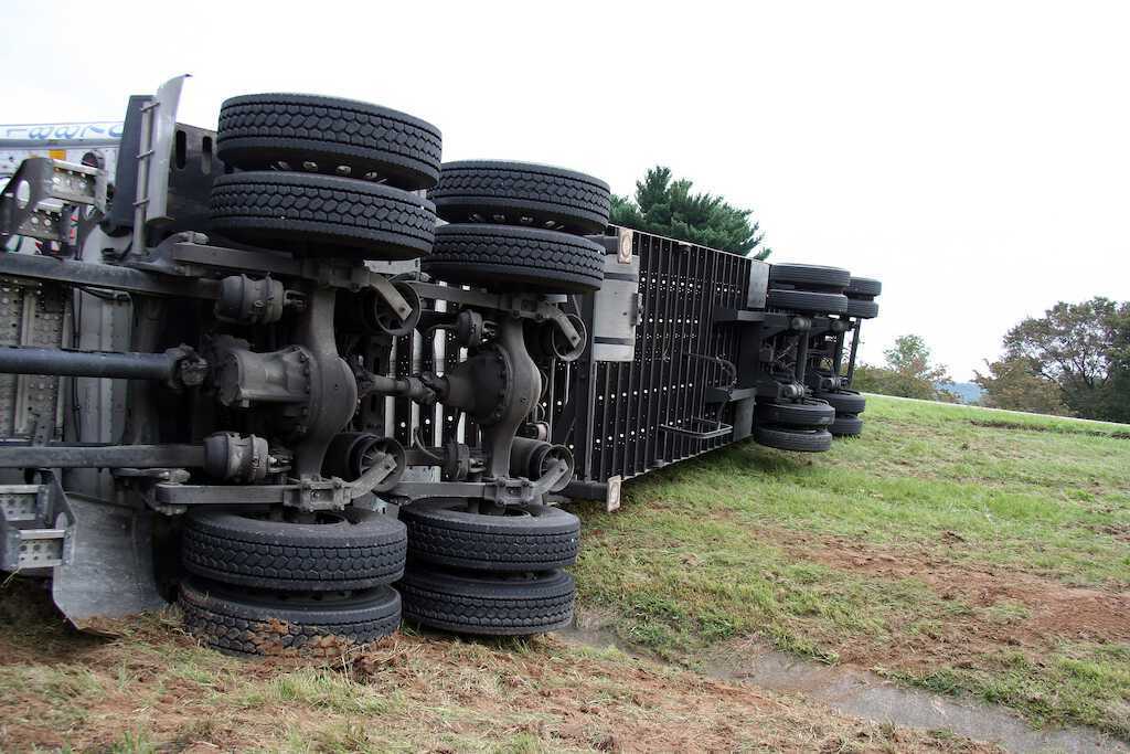 accident with semi-truck